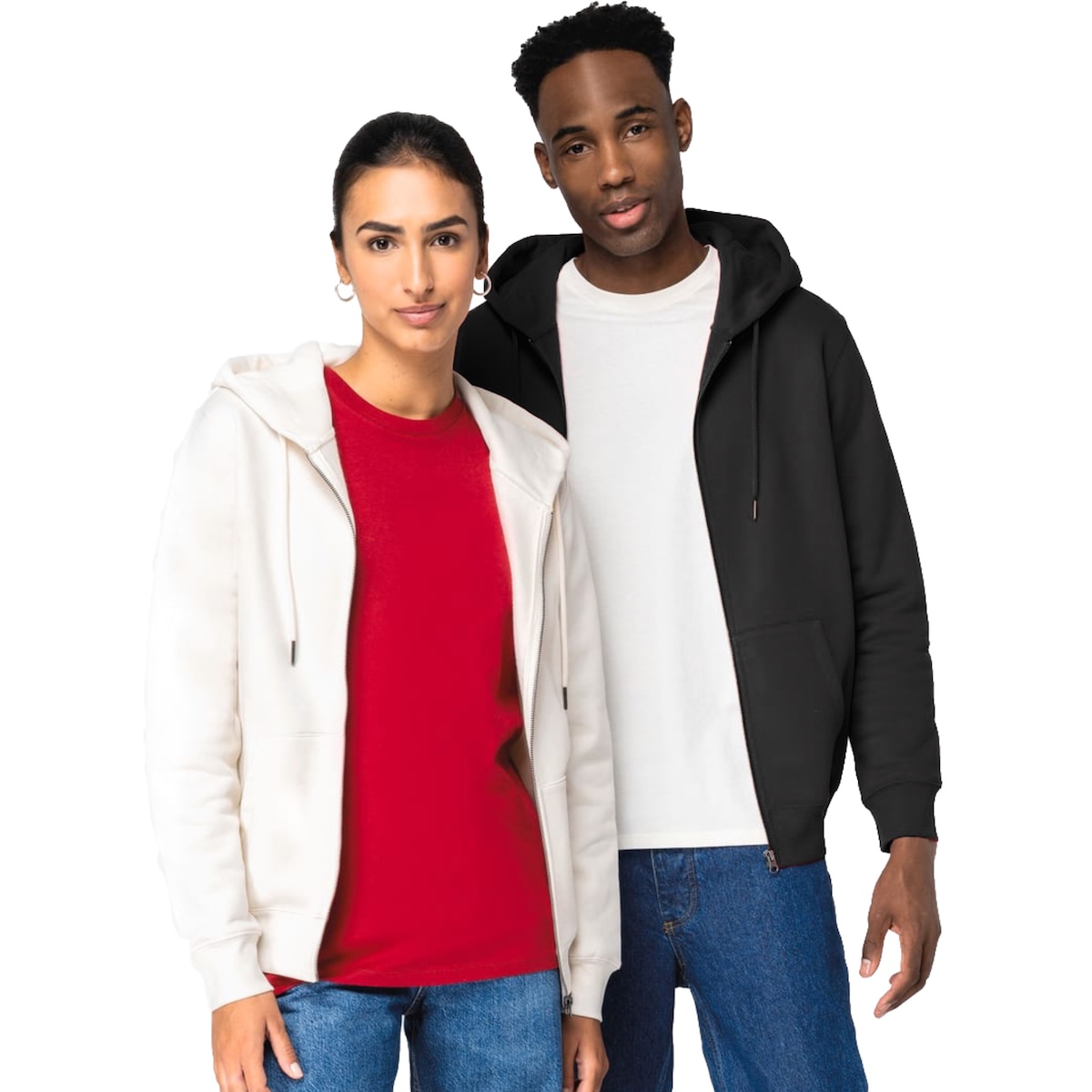 Image hoodie-unisexe-zip