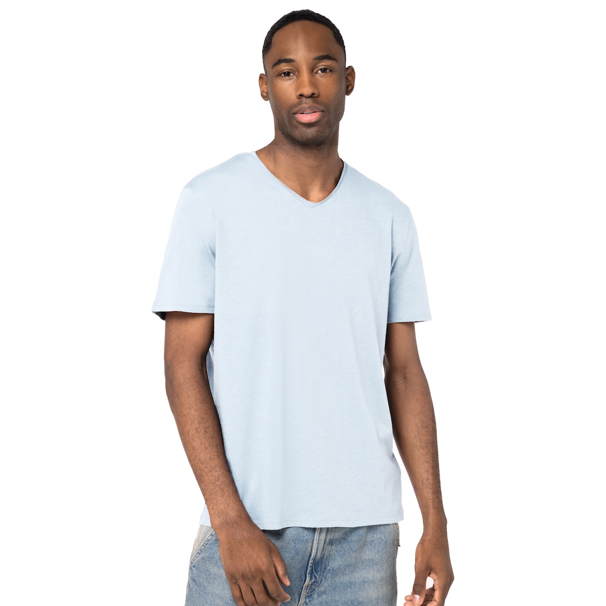 Mens slub t shirt premiumplus for print on demand