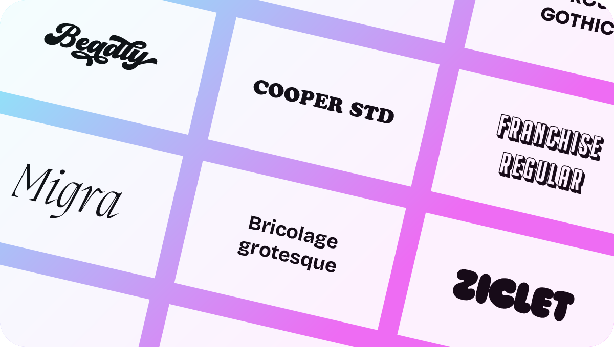 Die besten Schriftarten für Ihren Online-Shop.