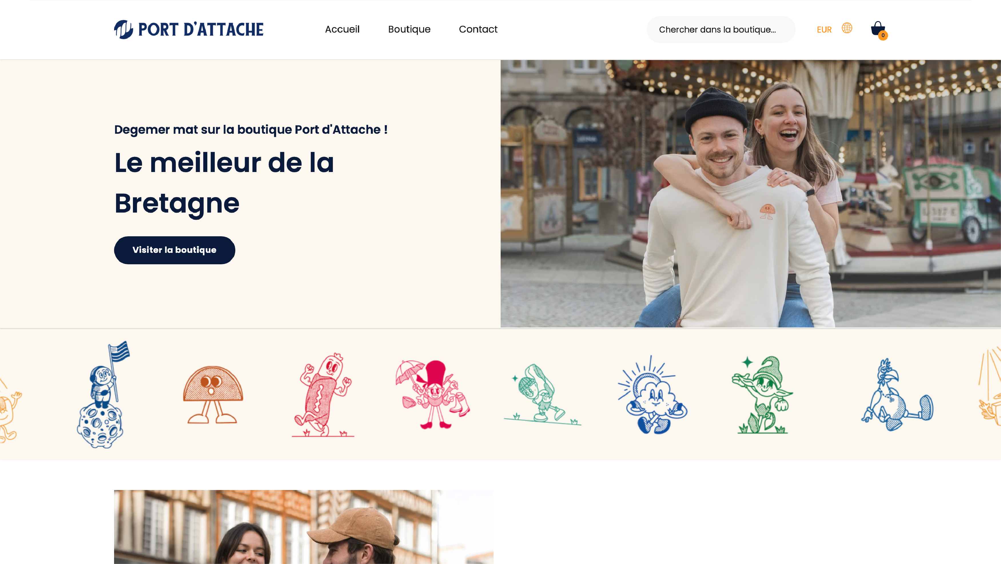 La boutique en ligne de Port d'attache